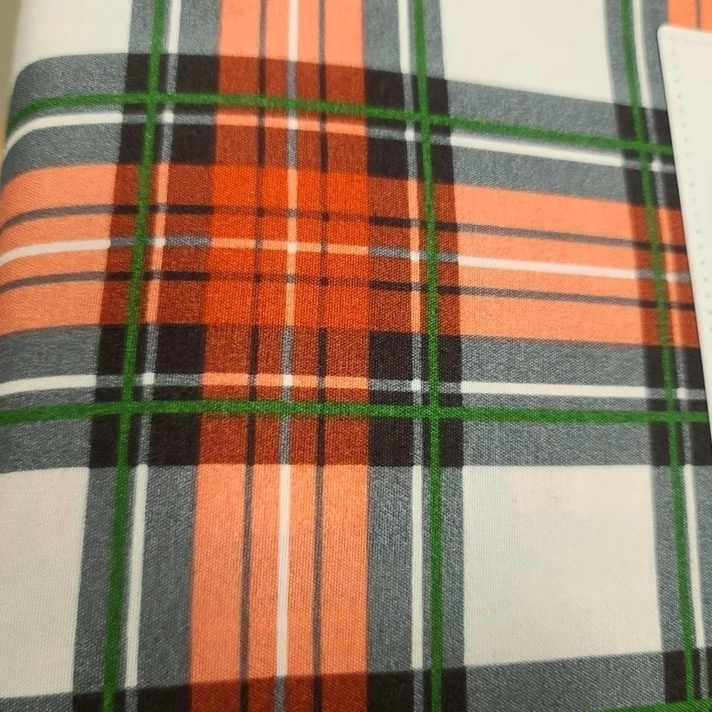 4pc Cynthia Rowley QUEEN TARTAN PLAID Christmas Holiday Red Green BED SHEET SET